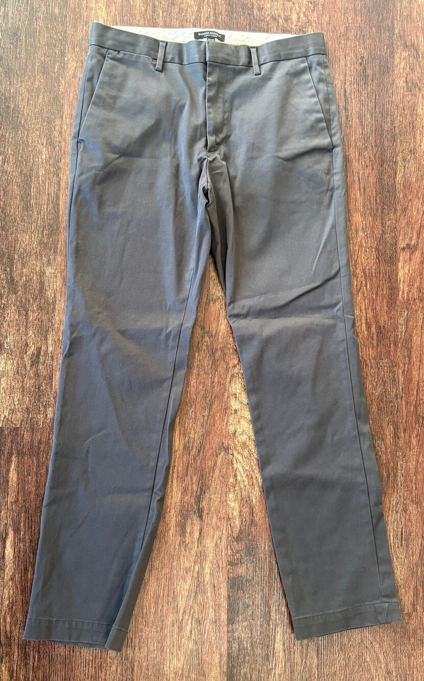 Banana Republic Aiden Slim Fit Performance Stretch Chino Pants Mens Size 32x32